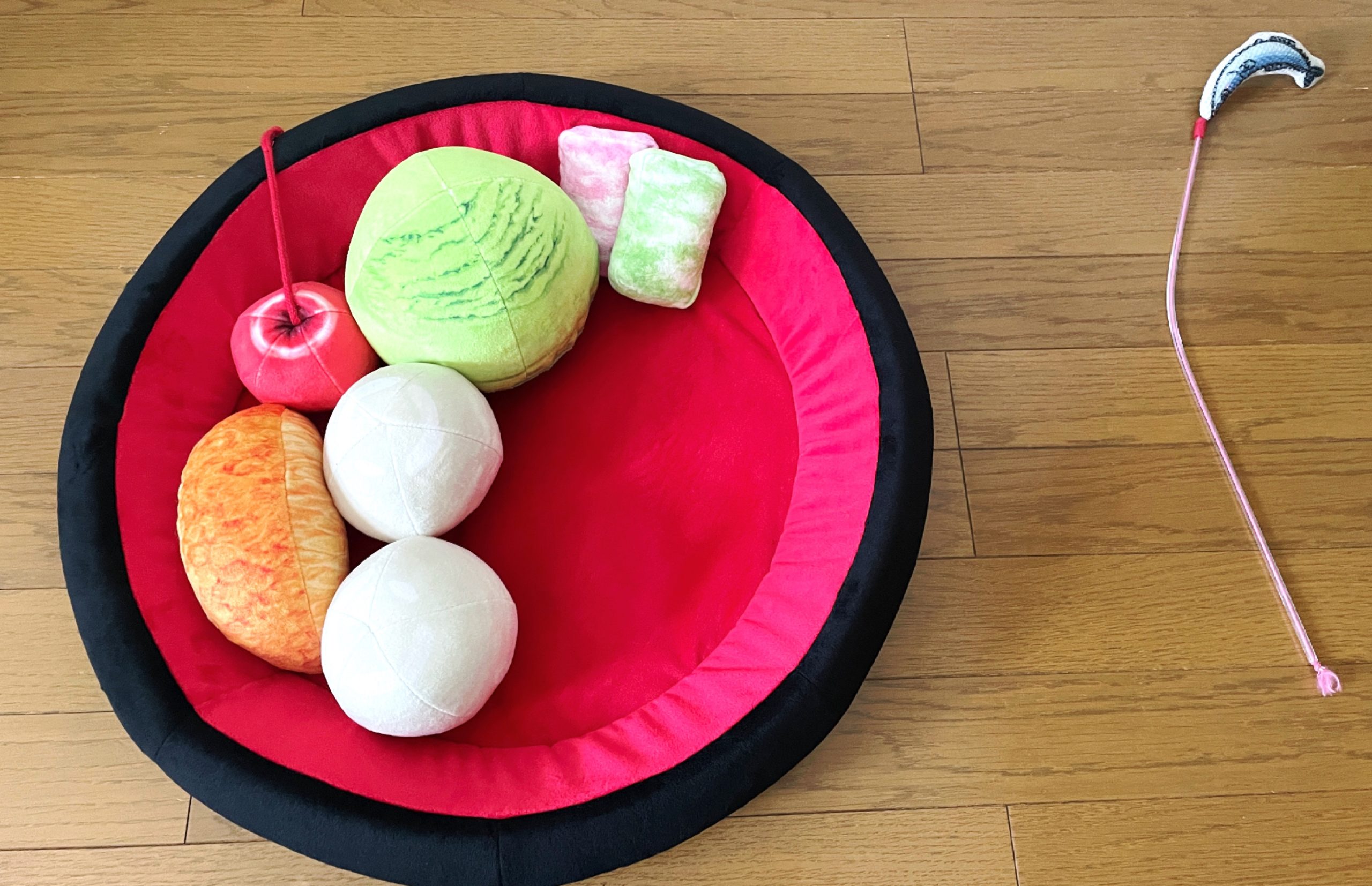 あんみつにゃんこクッション